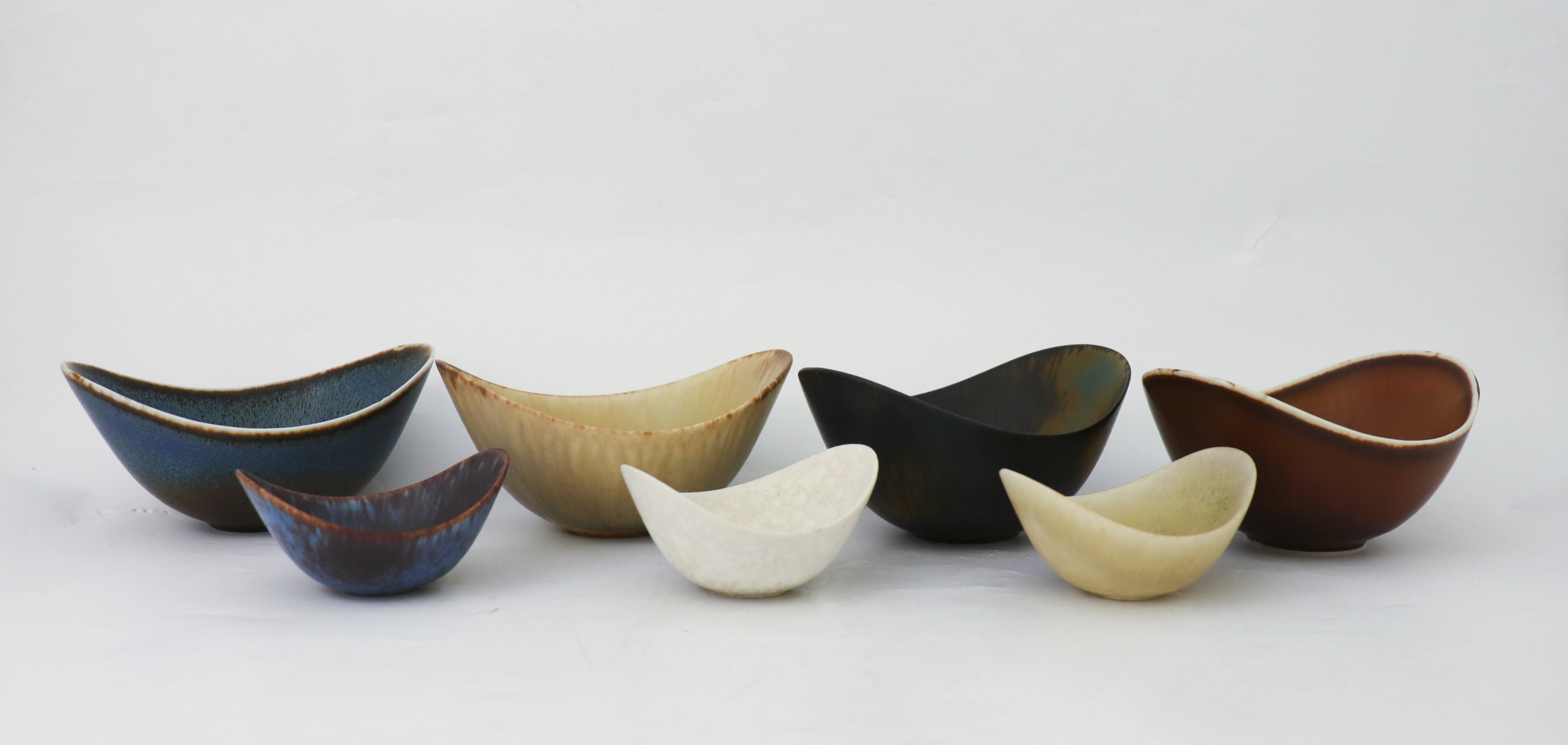 Skålar i keramik av Gunnar Nylund